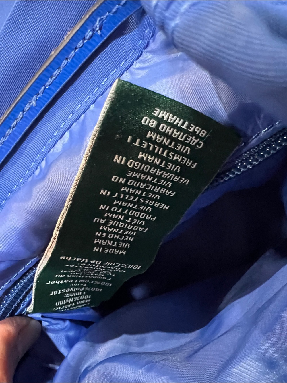 Ralph Lauren Royal Blue Mini Backpack Limited edition - Picture 7 of 7